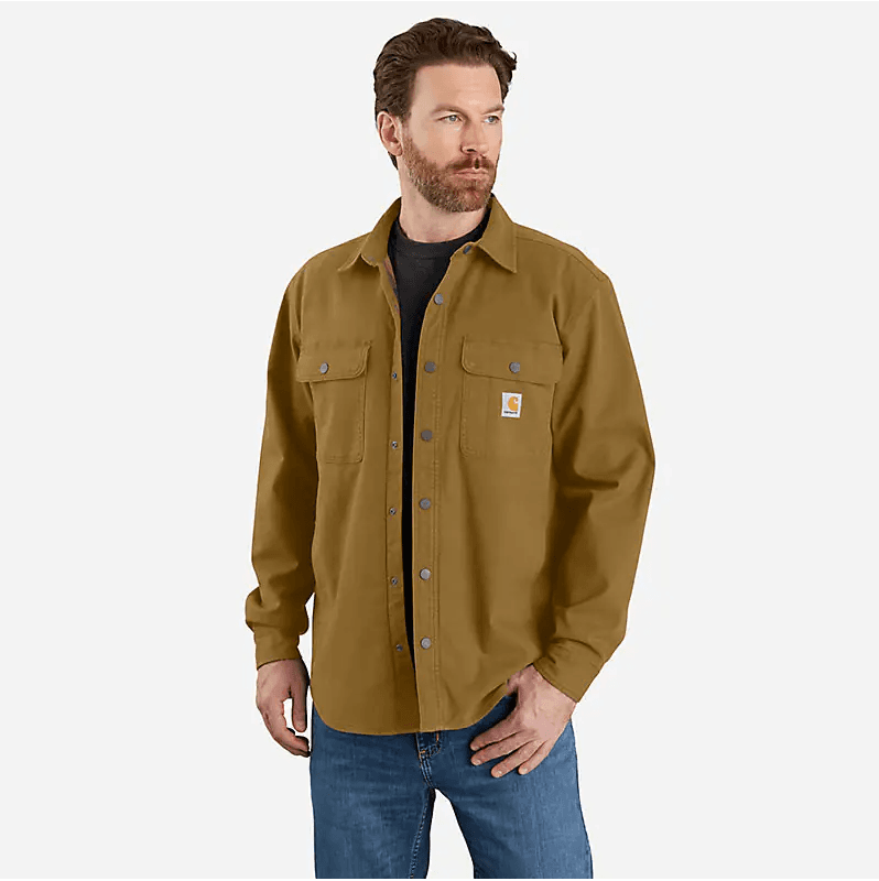 Carhartt Canvas Fleece-Lined Shirt Jac