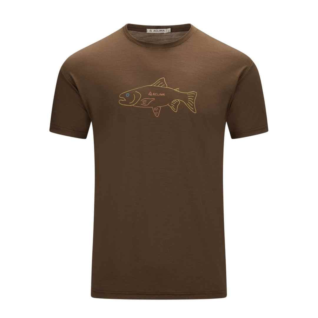 Aclima Lightwool 140 Tee Salmon Men´s