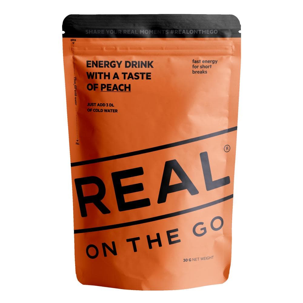 Real Turmat OTG Energy drink Fersken